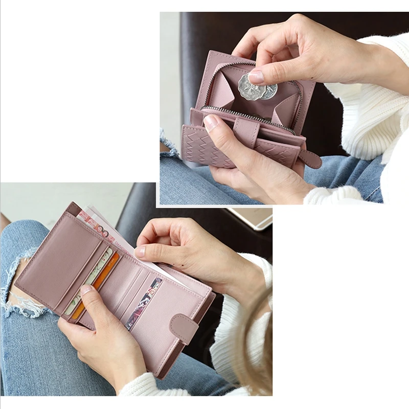 KAVYAVOGUE новинка классический короткий кошелек для женщин монет Сумки из
