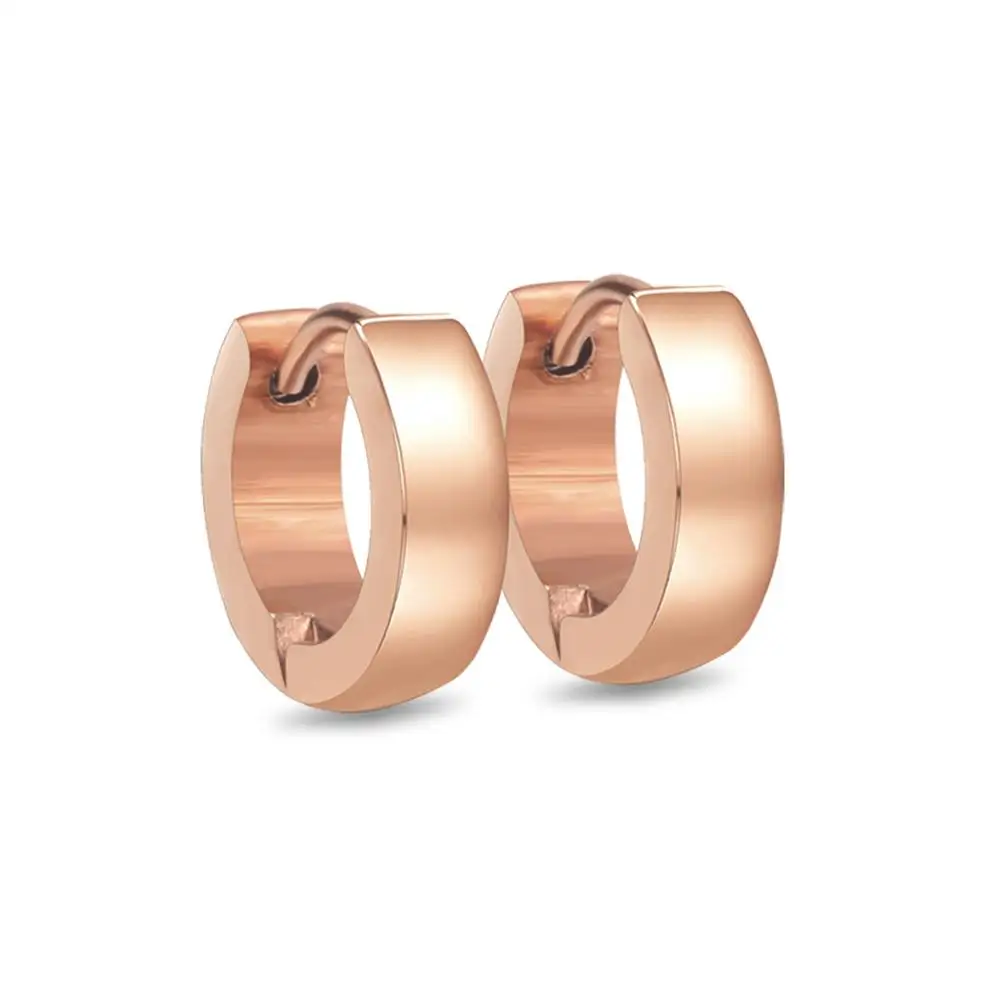 LUXUKISSKIDS Винтажные серьги-кольца розовые золотые черные стальные 2020 для женщин