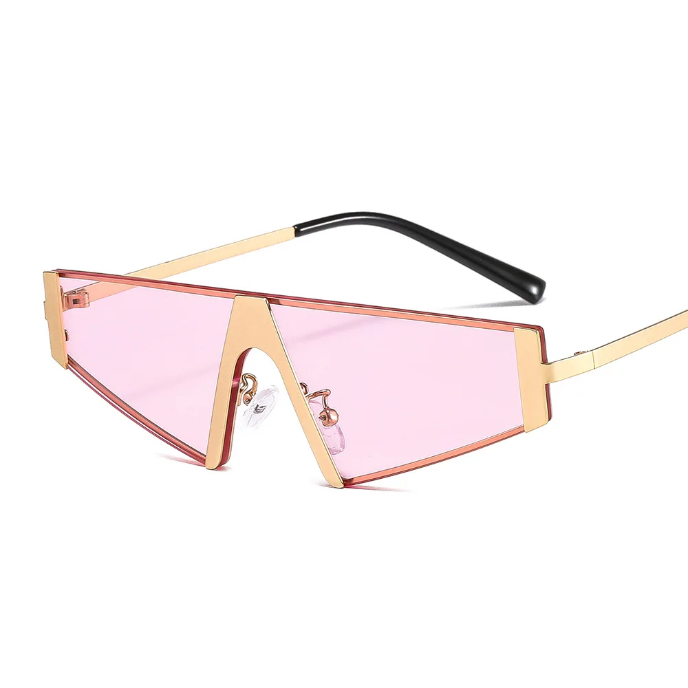 

Fashion Square Sunglasses Women Glasses Men Vintage Mental Frame Sunglass Eyeglasses Female Gradient Shades UV400 Oculos De Sol