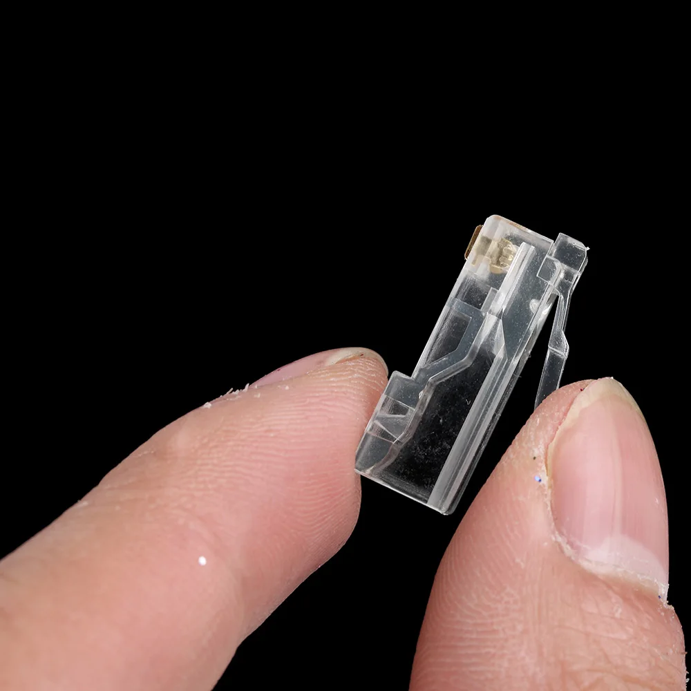 20PC Cat5 RJ45 8P8C Universal Network Cable Connector End Modular Gold-plated Ethernet Crystal Head Plug Computer Parts | Компьютеры и