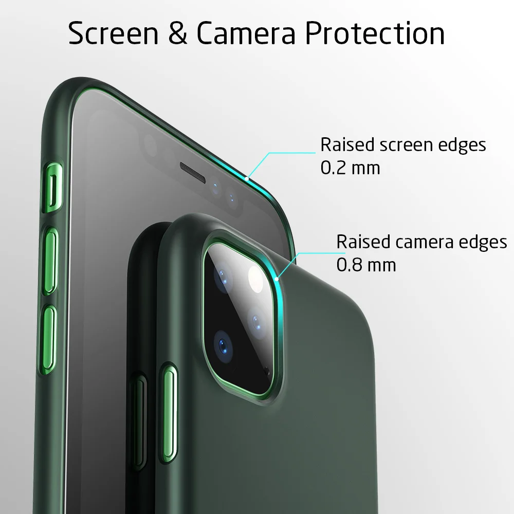 Ультратонкий чехол ESR для iPhone SE 2020 11 Pro Max противоударный мягкий чехол-накладка XR XS