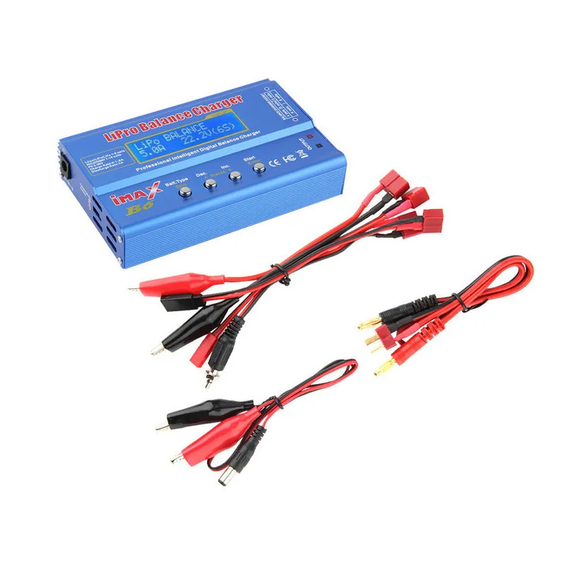 Новый iMAX B6 ЖК экран цифровой RC Lipo NiMh батарея баланс зарядное устройство + B6AC