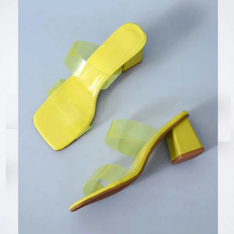 

Модные женские летние туфли-лодочки на высоком прозрачном каблуке