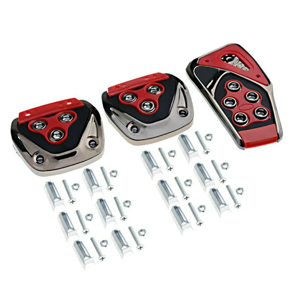 Нескользящие накладки на педали для автомобиля чехлы педалей трансмиссии с