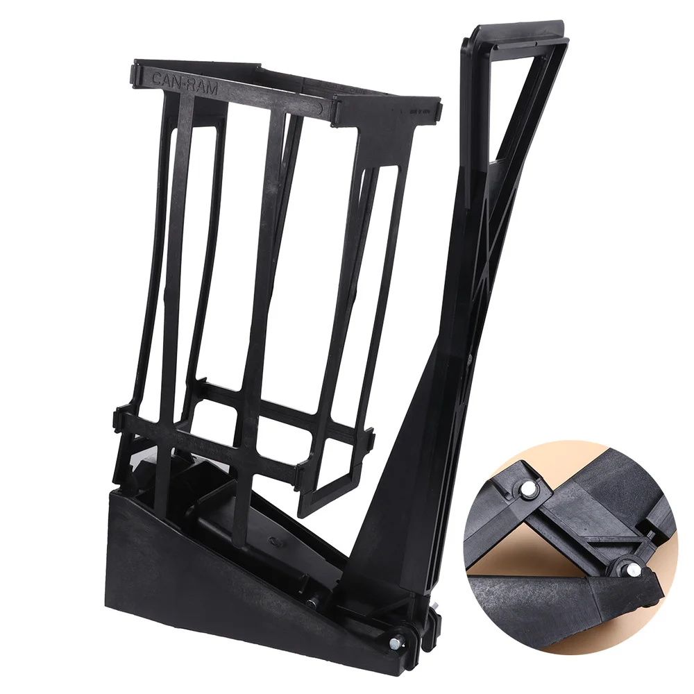 

Многофункциональная дробилка для банок с газированной содой, 12 унций, длинная ручка, подъемник банок, открывалка банок для дома (черный)