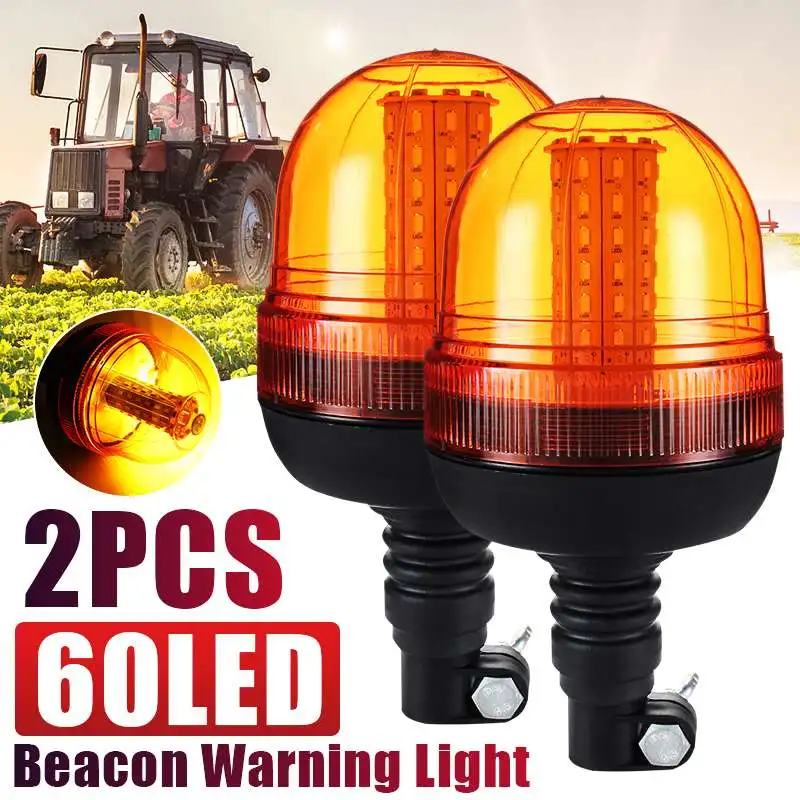 

12V 24V LED Car Truck Roof Strobe Light Warning Light Signal Lamp Rotating Flashing Emergency Beacon Tractor Trailer Boat Camper