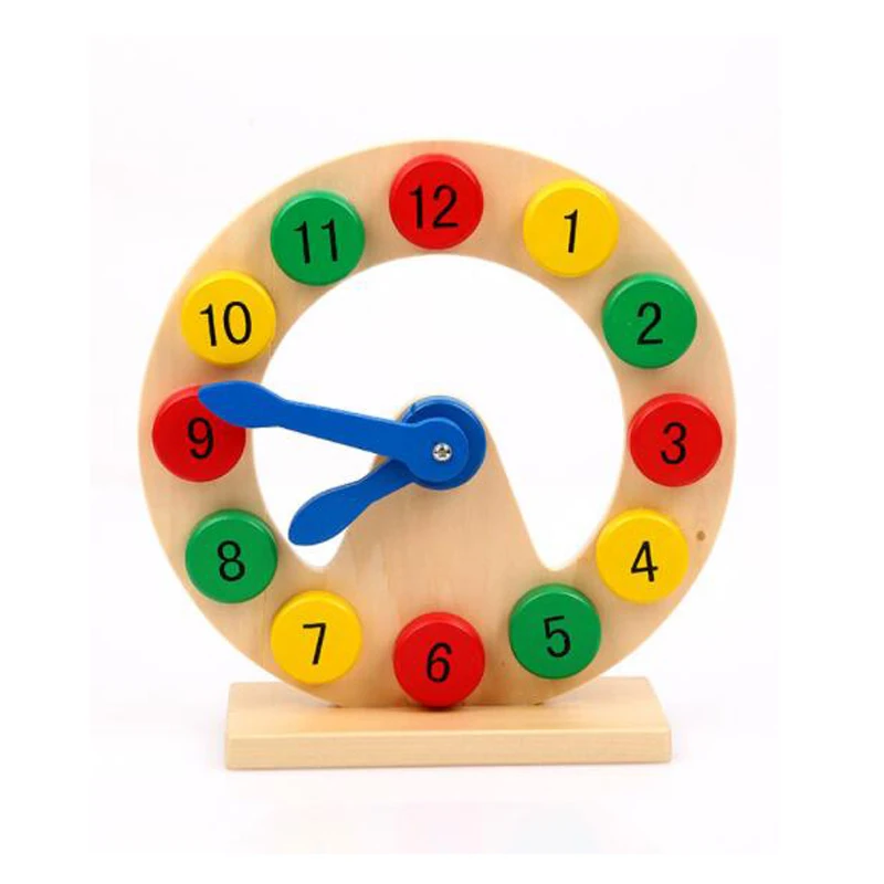 

Montessori Wooden Clock Kids Teaching Resources Educational Toys For Children 1 3 5 7 8 Years Jouets Bois Pour Enfants