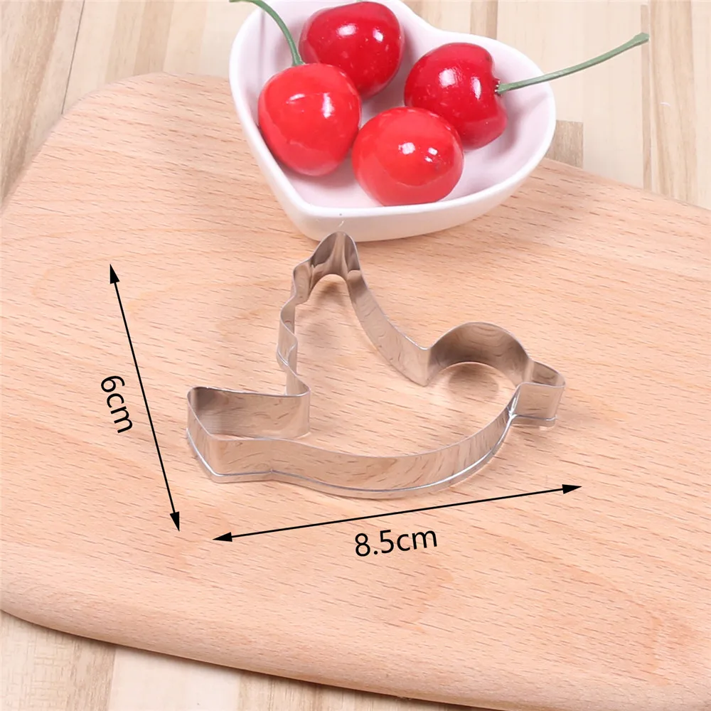 Горячая Распродажа Нержавеющая сталь печенья Резак Fondant (сахарная) для украшения