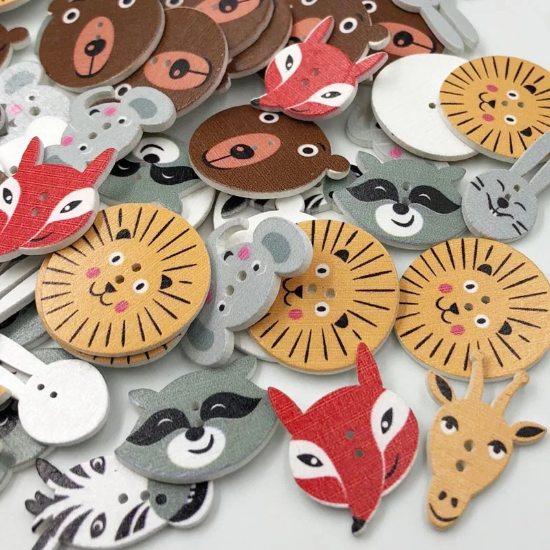 25/50/100pcs 2 отверстия животные деревянные пуговицы в форме корабля IY Скрапбукинг