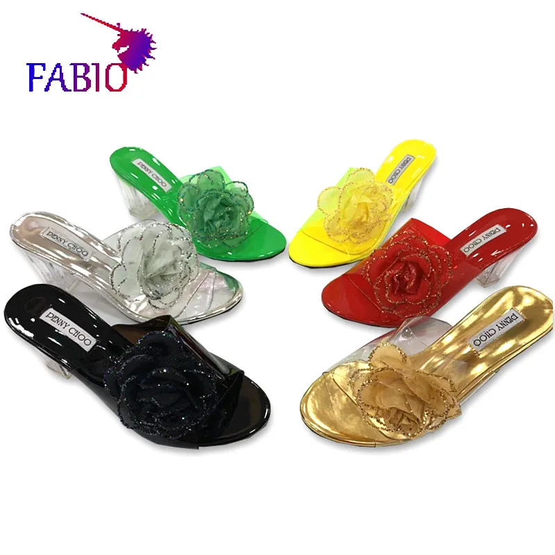 Женские тапочки с вышивкой в африканском стиле|Тапочки| |