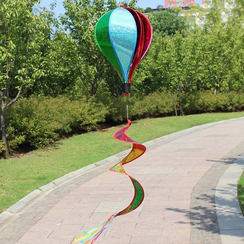 

Hot Air Balloon Toy Windmill Spinner Garden Lawn Yard Ornament Outdoor Party Favor Supplies