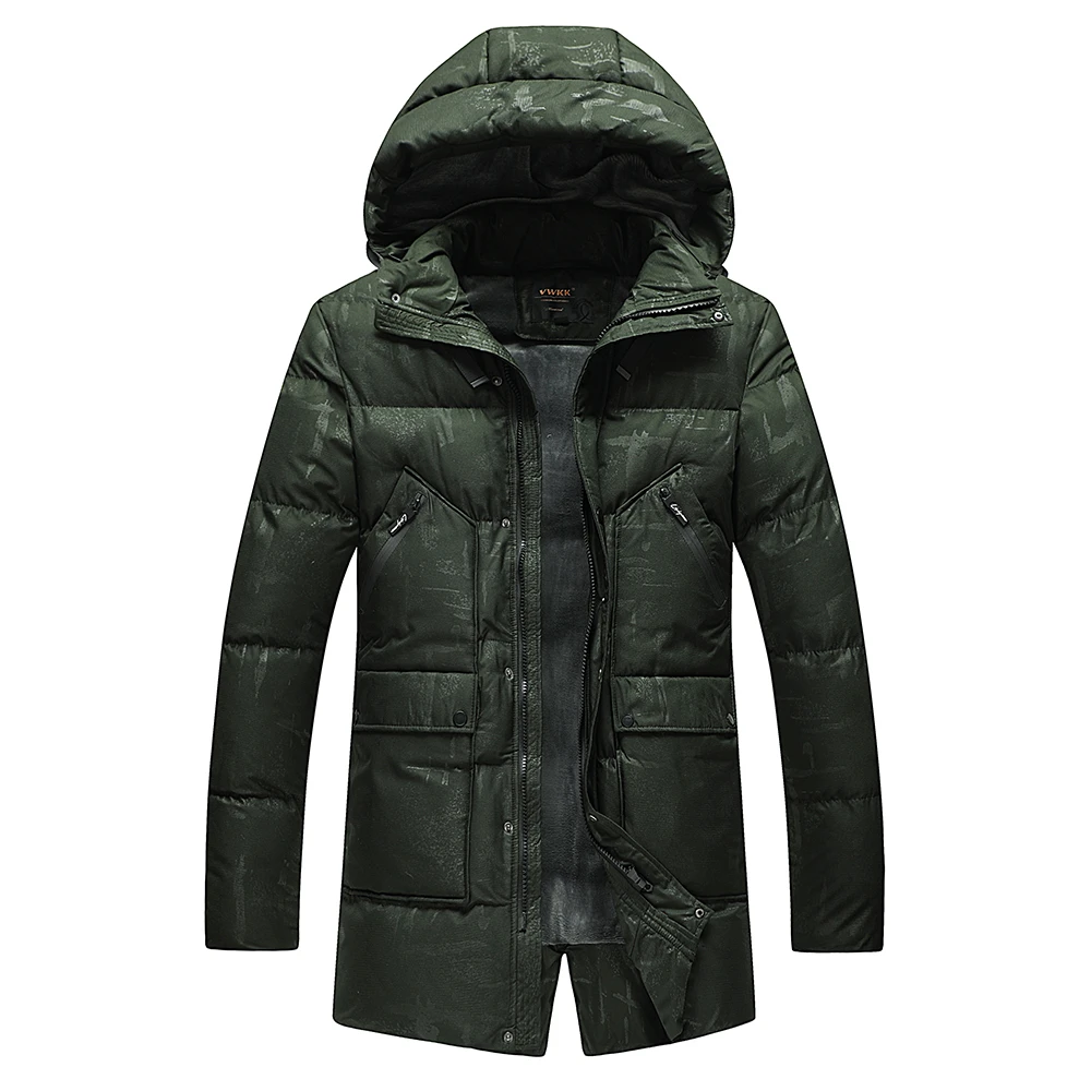 2019 зимние длинные Водонепроницаемые парки для мужчин модная куртка пальто
