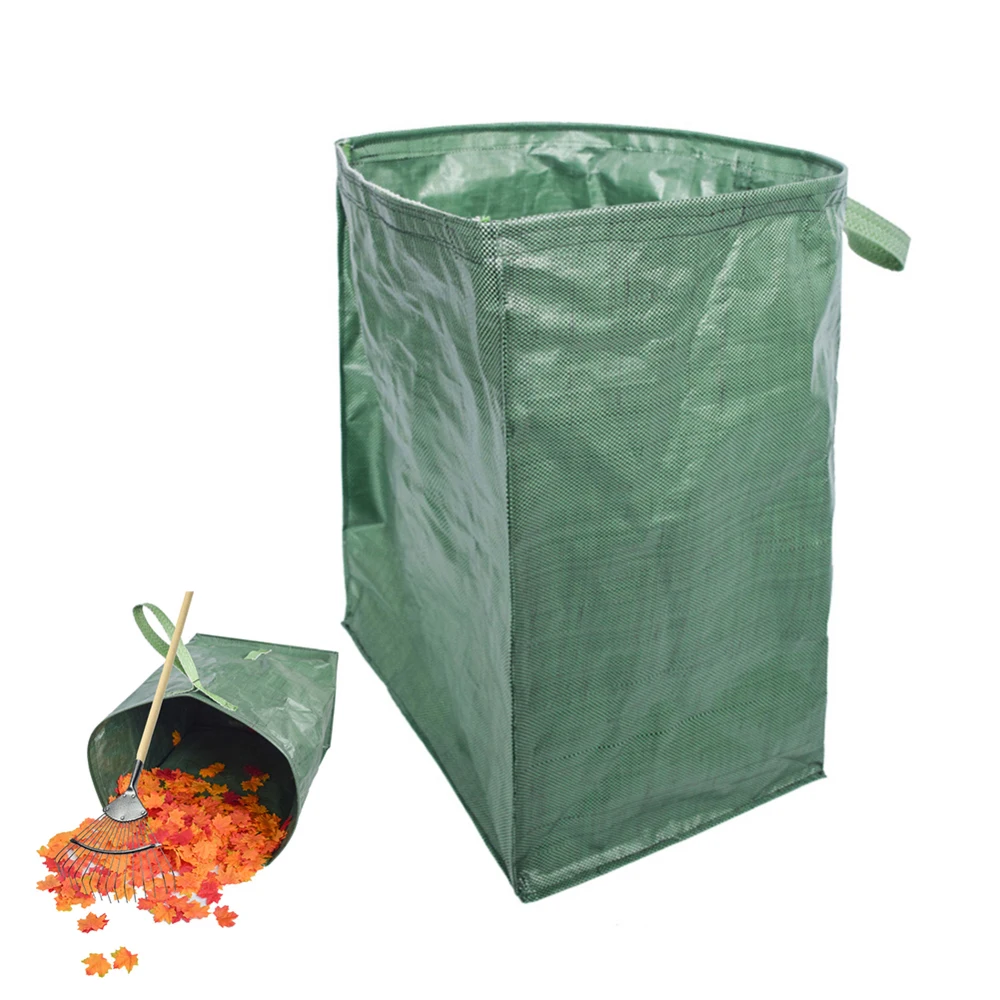 

Heavy Duty Green Leaf Storage Bag Garden Litter Bag Outdoor Reusable Deciduous Bag Multi-Purpose Bag
