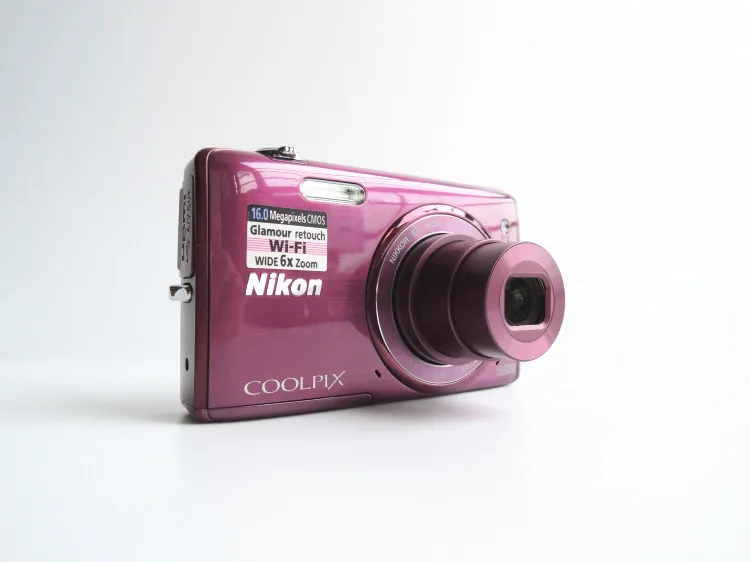 Бывшая в употреблении цифровая камера Nikon COOLPIX S5200 Wi Fi CMOS с 6x зум объективом по