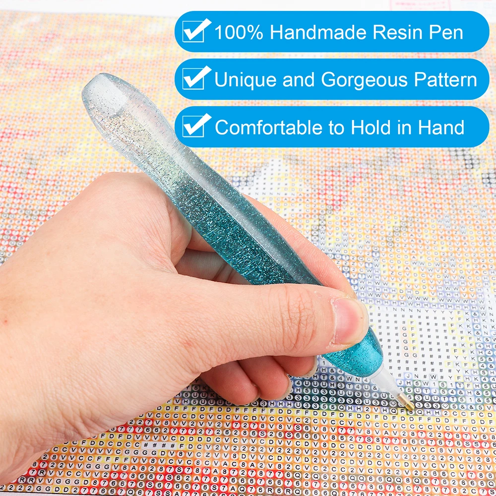 Точечная ручка 5D из смолы для рисования стразами вышивки крестиком инструмент