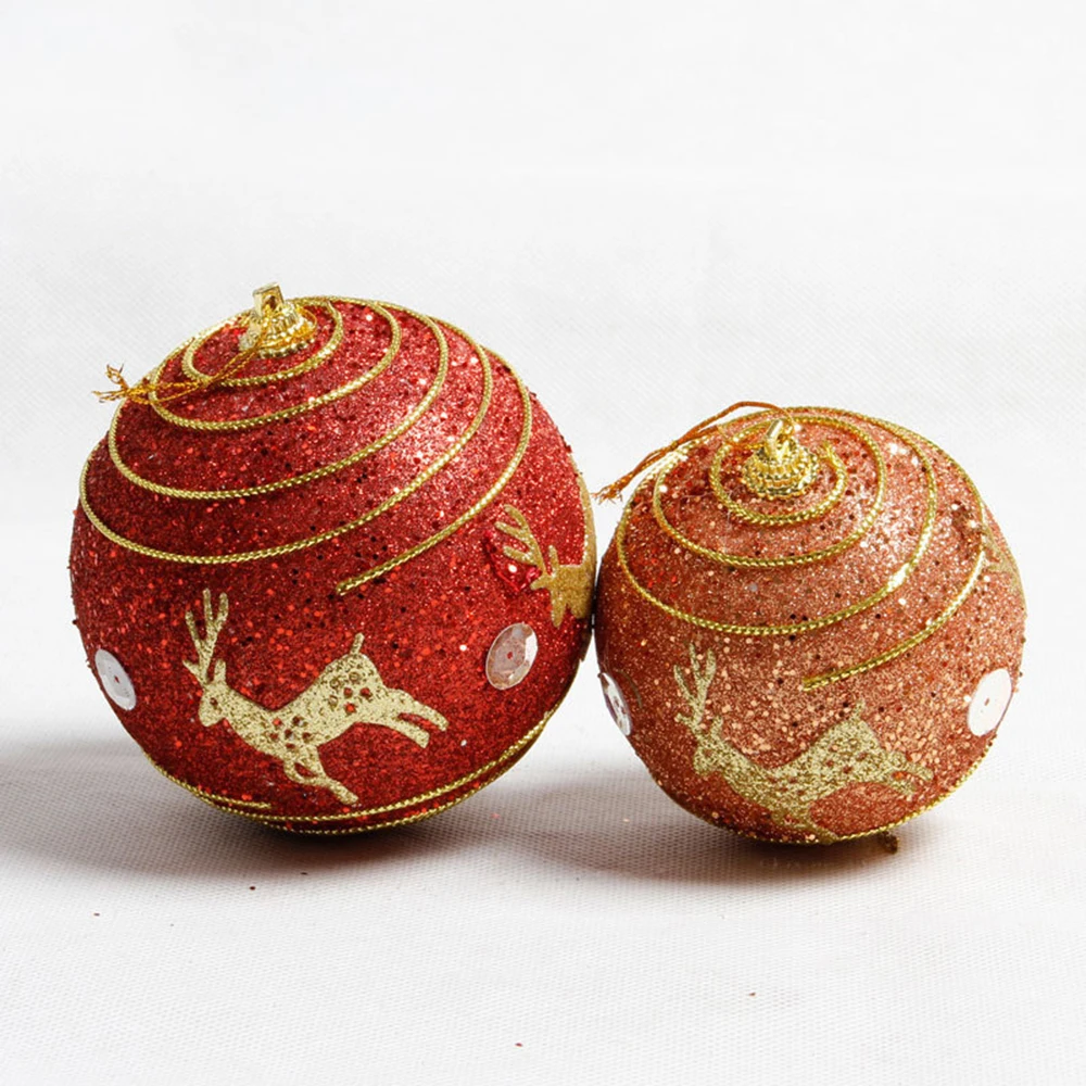 1 шт Блестящий 10 см Снежинка пузырьковый Рождественский шар Рождественская сцена