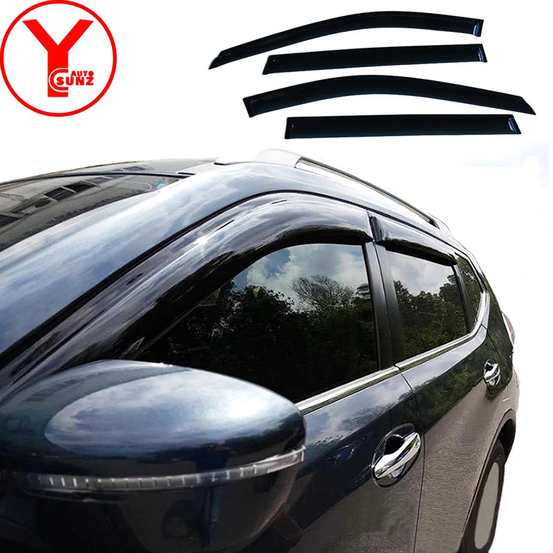 Солнцезащитный козырек двери окна для NISSAN rogue x trail t32 2014 2015 2016 боковые ветровые