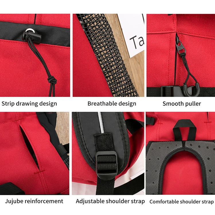Pet Dogs Backpack Outdoor Travel Puppy Medium Dog for Small Breathable Walking Cycling Carrier Bags Accessories | Дом и сад