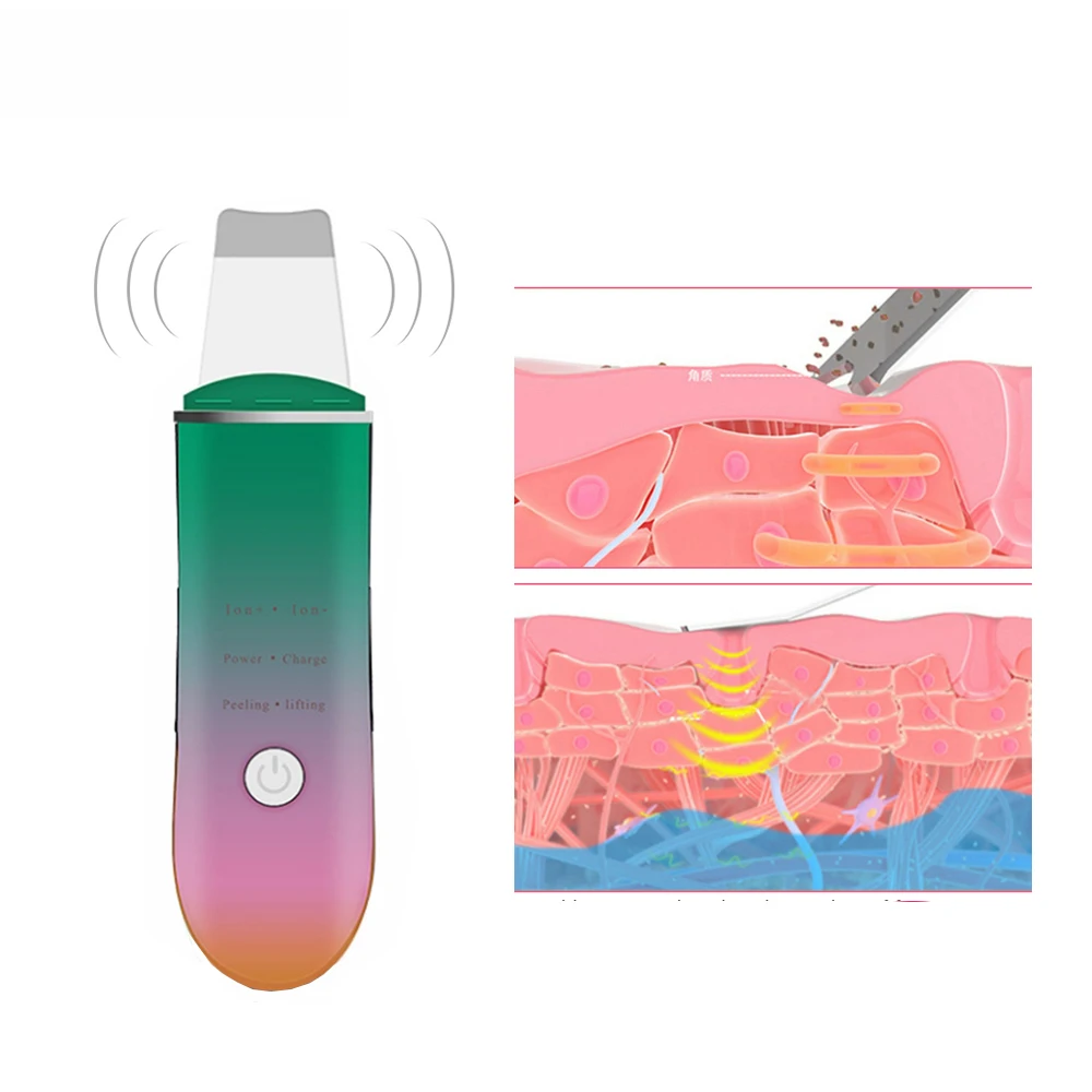 Ультразвуковое очищающее средство для лица пилинг вибрация прыщей