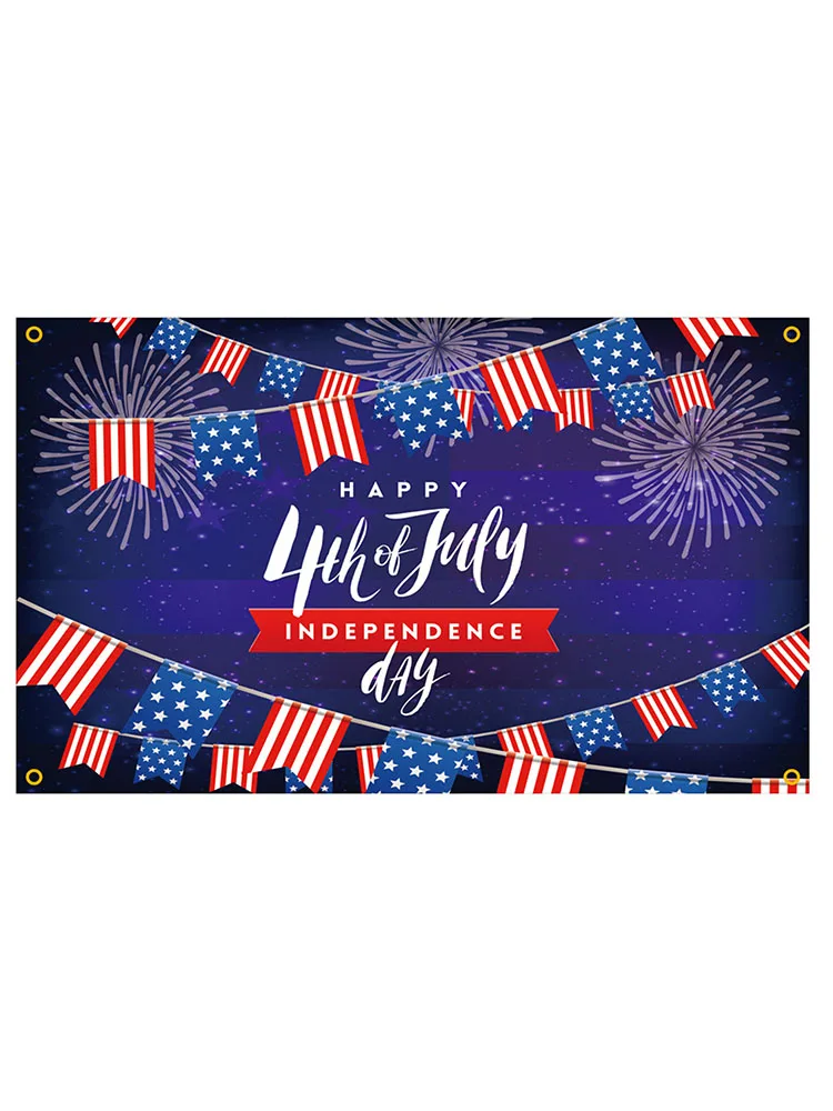 

4th of July Banner USA Independence Day Decorative Banner