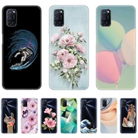 silicon case for oppo a72 cartoon fashion flexible cover on oppo a72 shell cover ultra thin anti knock shockproof personality