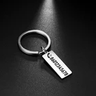 Sipuris изысканный брелок для ключей, защита от потери, персонализированный шик настраиваемый брелок, буква имя, номер телефона, для мужчин, женщин, мужчин, Подарочный Брелок