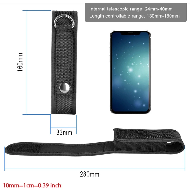 Нейлоновый ремень держатель для фонарика кобура Сумка Сумочка 3 "-5" 18650 M5TE -