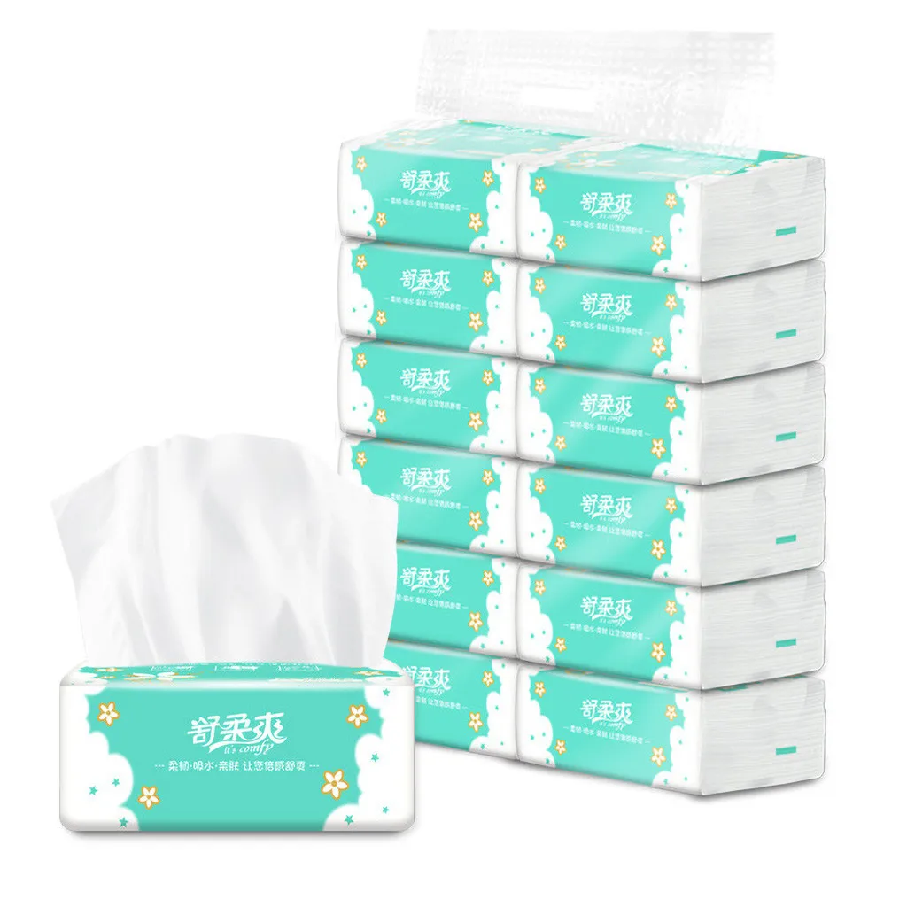 Туалетная бумага мягкая 6 упаковок 4 слойное полотенце Детская приятное для кожи