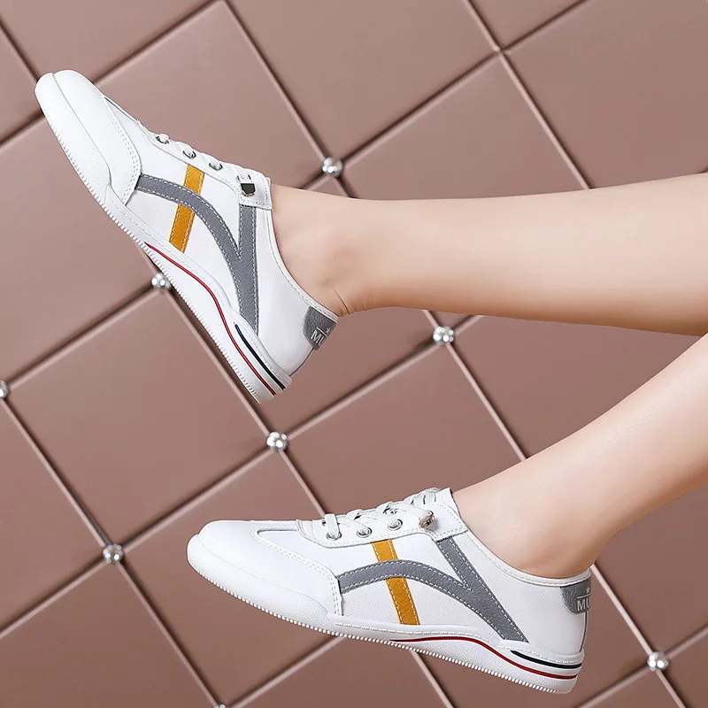 

2022 Spring New Women Flats Shoes Fashion Sneakers Low Top Zapatillas De Mujer Woman Casual Loafers Ladies Sneakers High Quality