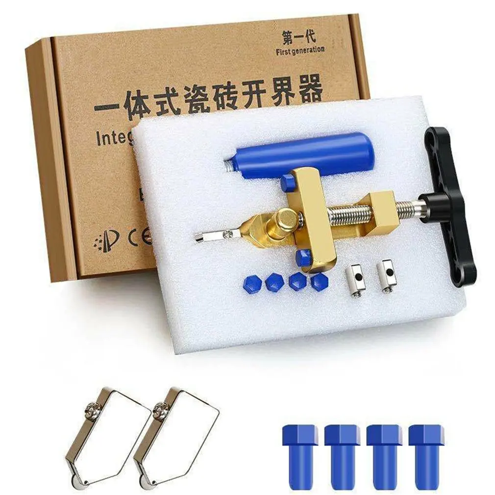 

Professional diamond glass cutter for glass tile cutting 2 in 1 glass cutter set manual construction tools