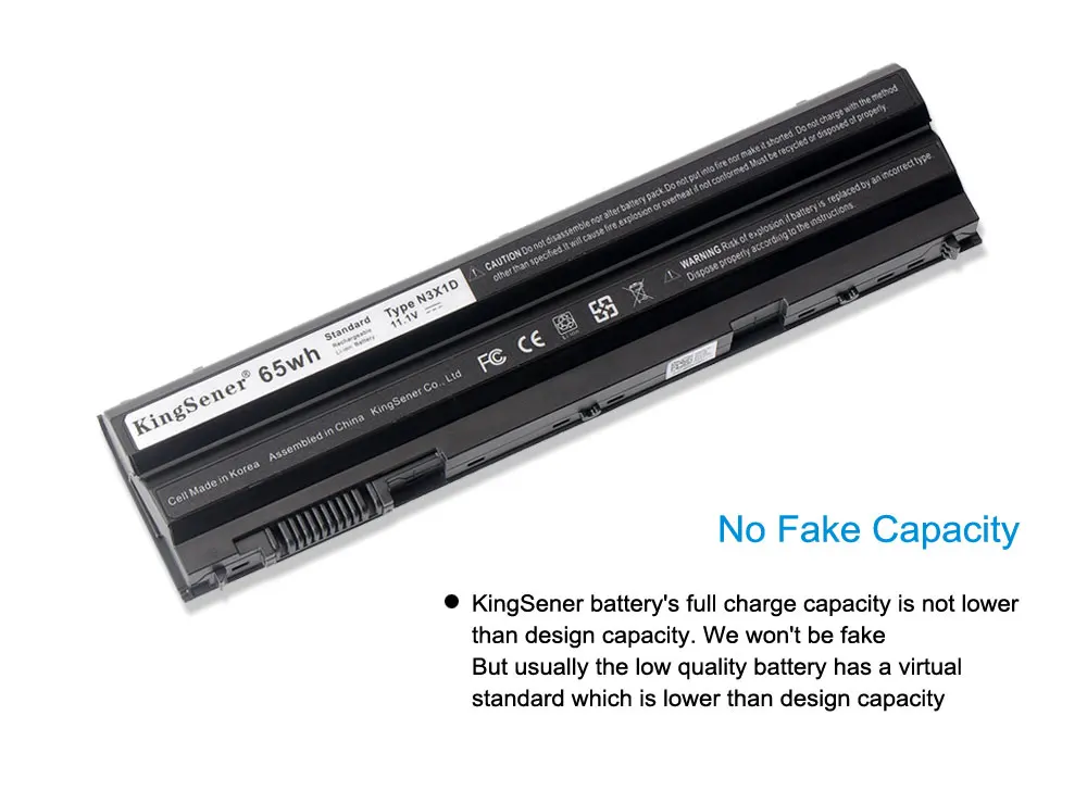 KingSener Корея сотовый 65WH N3X1D ноутбук Батарея для DELL Latitude E5420 E5430 E5520 E5530 E6420 E6520 E6430 E6440