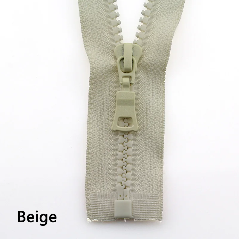 beige 5 шт. Meetee 5# молнии из смолы закрывают конец 15-25 см открытый конец 30-80 см застежка-молния швейная пуховая куртка сумки для одежды Домашний портной ремесла - Цвет: beige