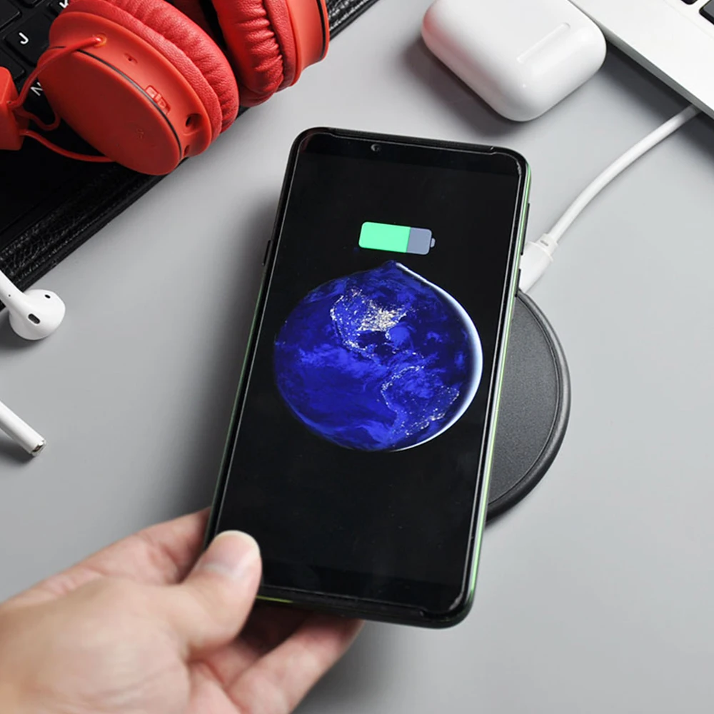 Универсальный 10 Вт беспроводной зарядный коврик для мобильного телефона