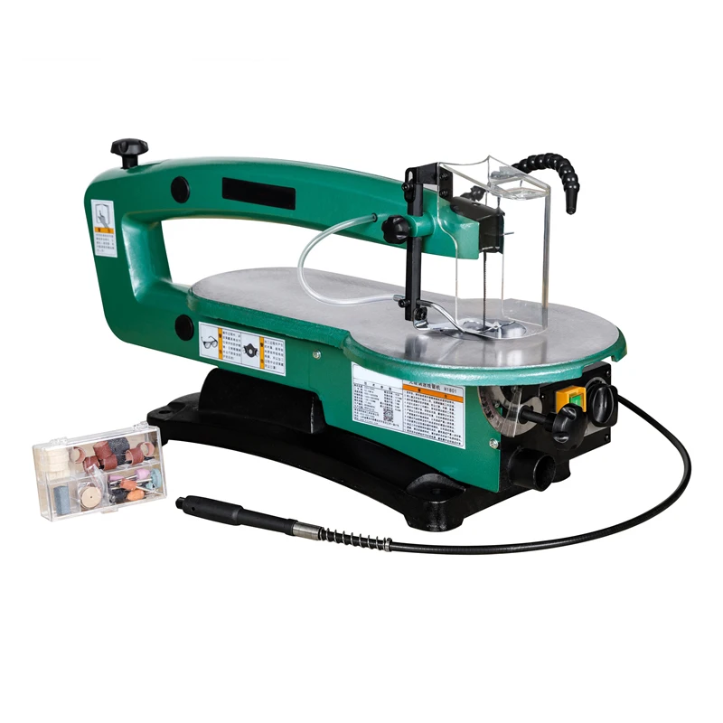 

H1801 18 Inch luxury Section Stepless Speed Wire Saw Machine Pull flower Saw Jig Saw Table Saw Machining Center