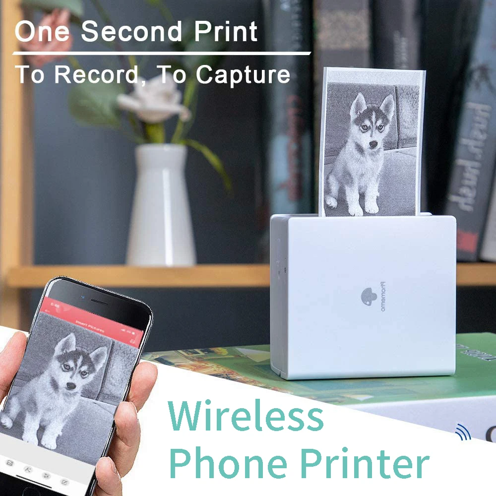 Мини-принтер Phomemo для фотографий сделай сам M02 портативный мобильный