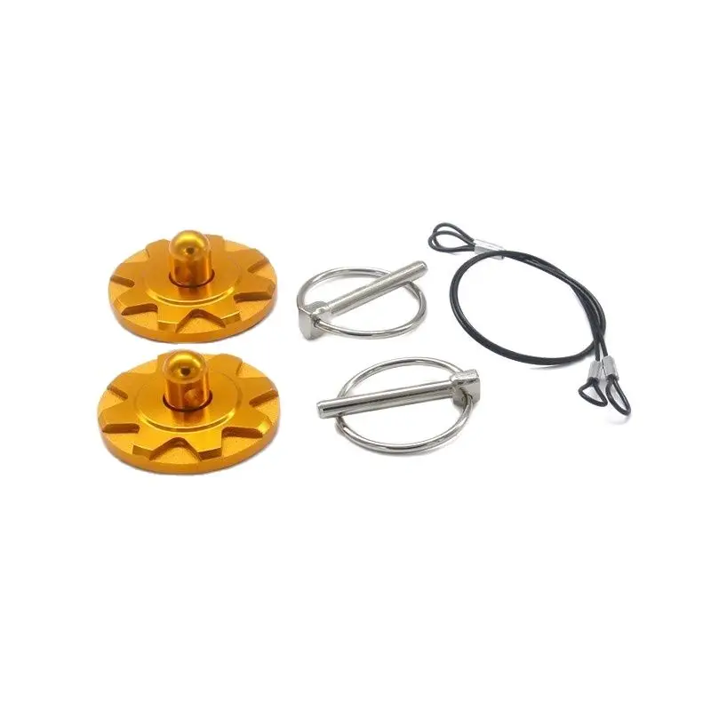 Высококачественная Черная Автомобильная плюс смывная капота набор защелок