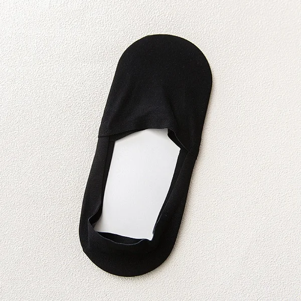 5 Pair Mens Socks 100 Cotton High Quality Male Silicone Non-slip Boat Socks Seamless Invisible Happysocks 24 - Color: A