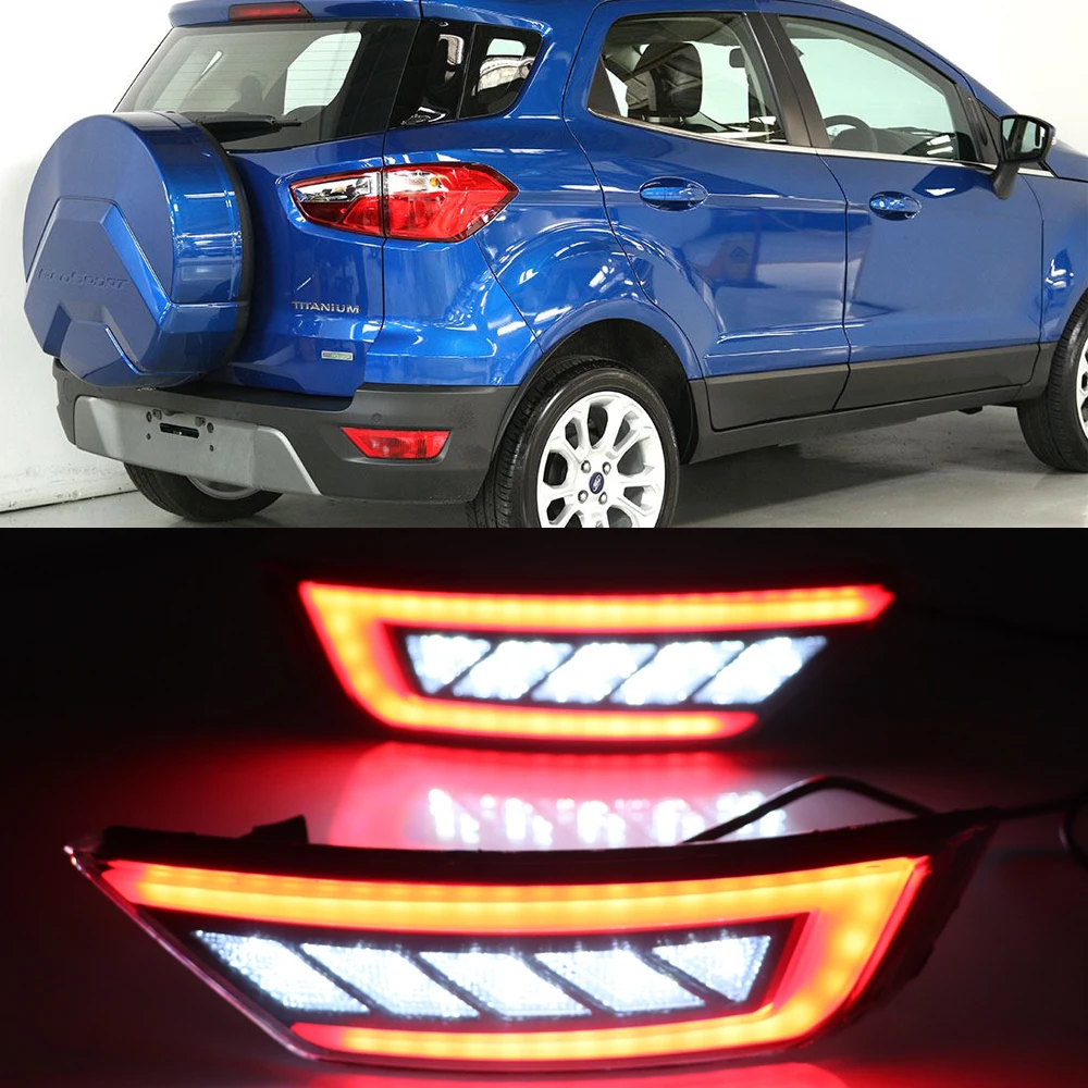

MZORANGE сзади Bunper светильник для Ford Ecosport 2013 2014 2015 2016 2017 2018 2019 задние стоп-лампа с отражателем