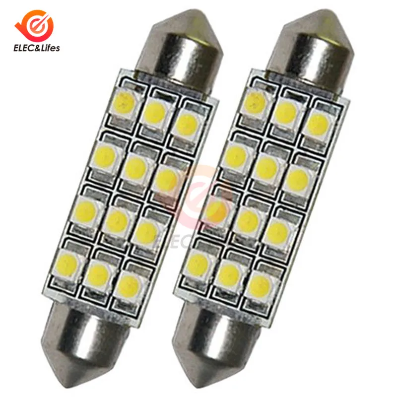 5 шт. новая Автомобильная купольная Светодиодная лампа 12 светодиодов s 3528 SMD