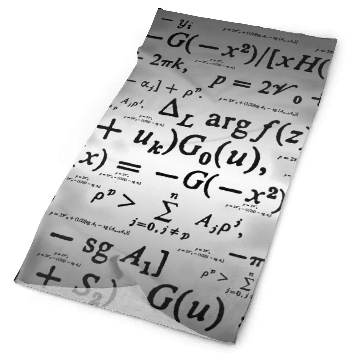 Математическое уравнение серый Многофункциональный головной убор Йога Спорт