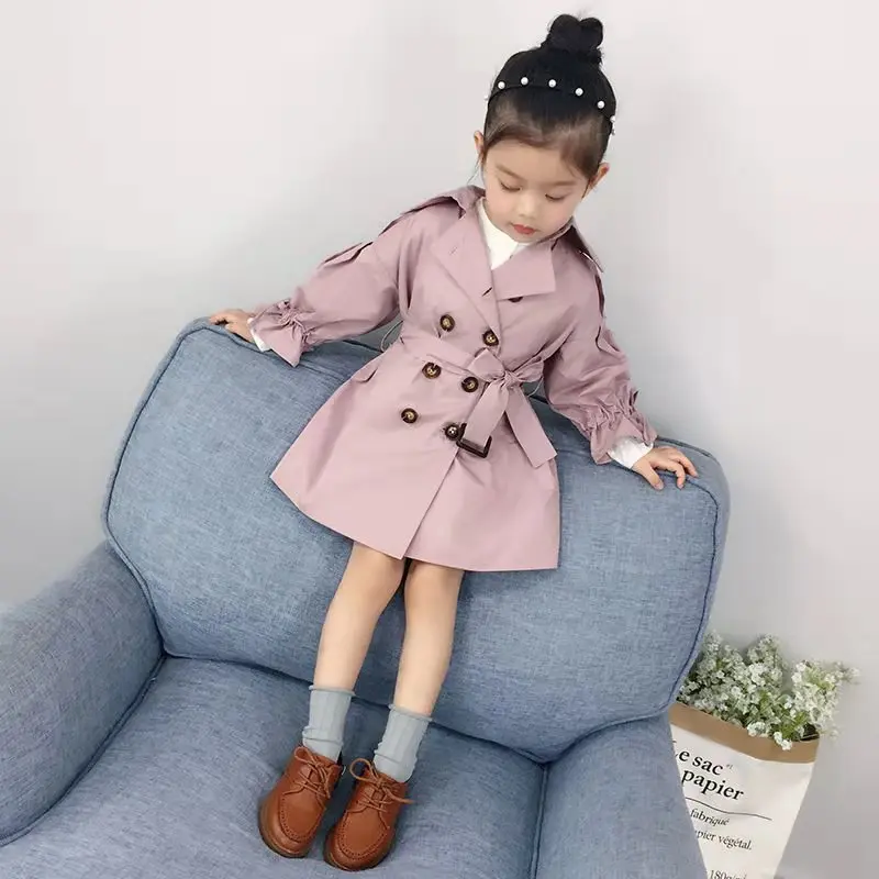 Детские ветровки для девочек осенние куртки одежда маленьких коллекция 2019 года