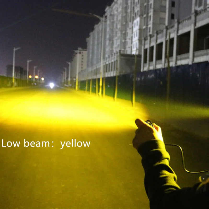 Универсальный светодиодный череп голова светильник высокого Высокий/Низкий Луч