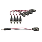 510 шт. I-Type аккумуляторный силовой кабель с защелкой для постоянного тока 9 В, зажим для мужской линии, адаптер для аккумулятора для Arduino Uno R3, разъем DIY Jack