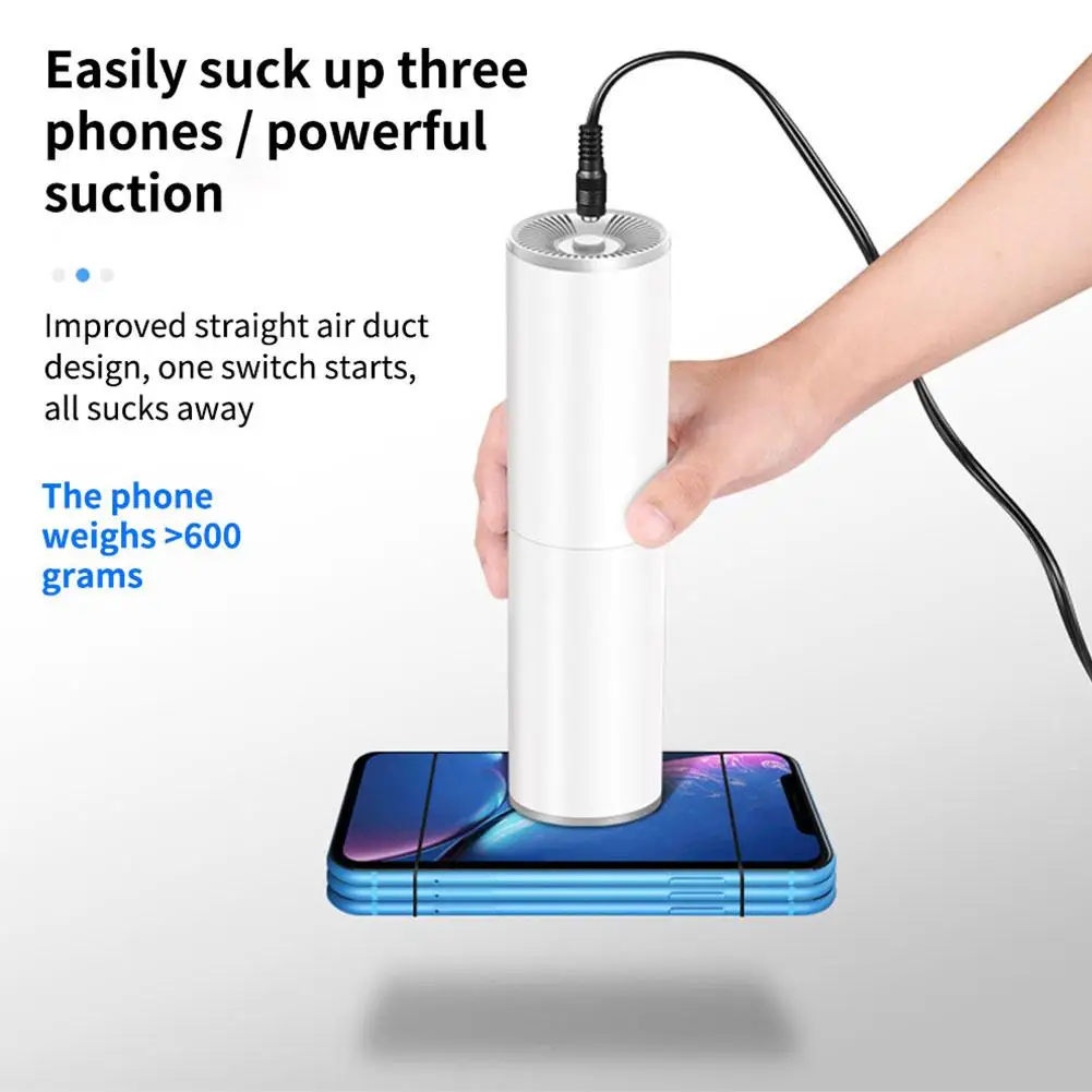 120 Вт автомобильный пылесос с низким уровнем шума легкий портативный Мощное