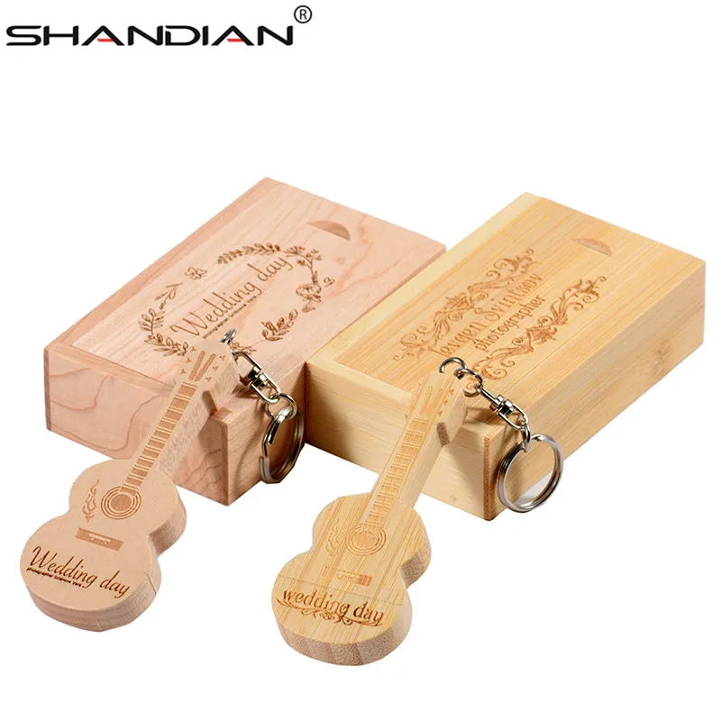 Usb флеш накопитель SHANDIAN логотип на заказ Деревянный 4 ГБ 16 32 64 Подарочный