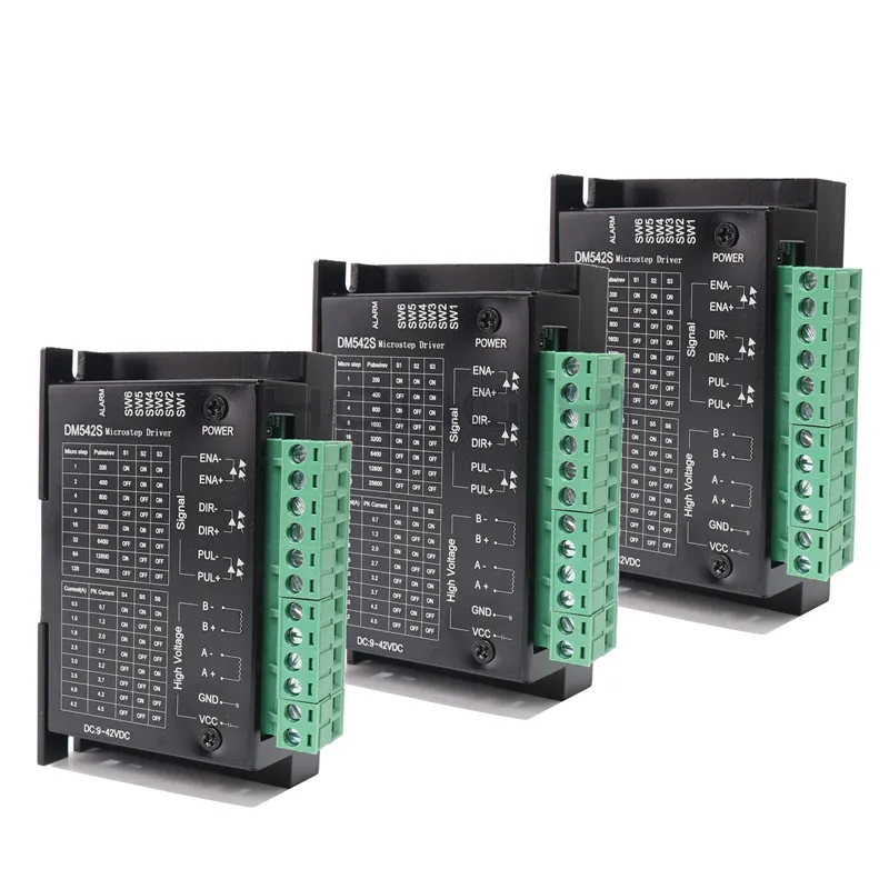 1 шт. Микростеп драйвер dm542S для nema 23 двигателя, M542/2M542 шаговый драйвер, DM542 Шаговые драйверы 18-48 В постоянного тока Макс. 4.5A 57 86 серии