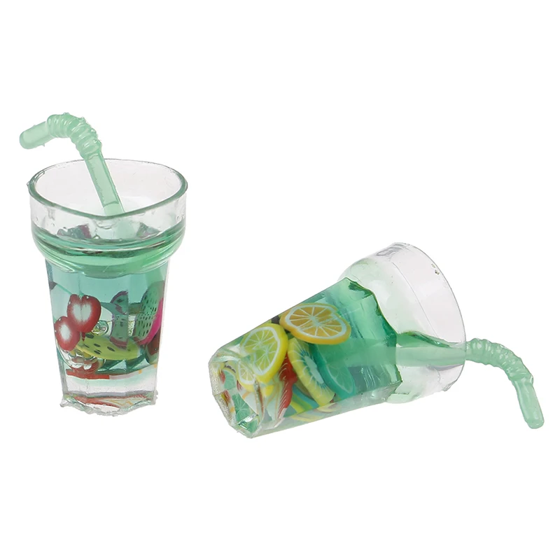 

1:12 Scale Fruit Lemon Simulation Drink Lemon Water Fruit Milk Cup For Dollhouse Miniature Toy Milk Tea Drink Doll Food Kitchen