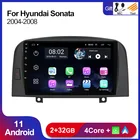 9-дюймовый автомобильный GPS-навигатор плеер для Hyundai Sonata NF 2004 2005 2006 2007 2008 автомобильное радио 1080P видео головное устройство Android 11 2 + 32G