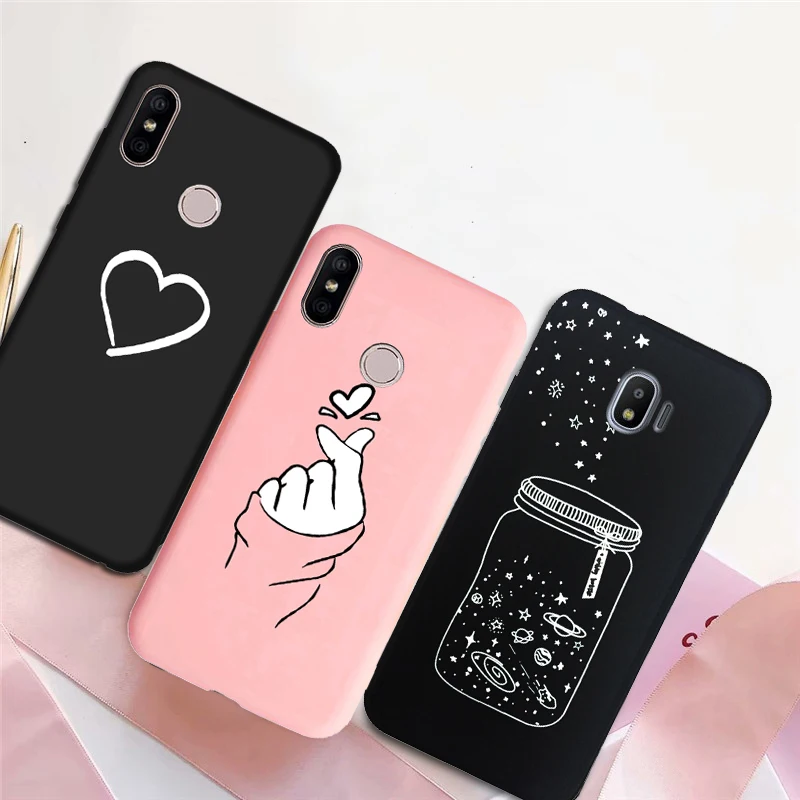 Мягкое разноцветное сердце «любовь» чехол для samsung Galaxy A7 A6 A8 A9 J4 J6 J8 плюс A3 A5 A7 A750F чехол coque
