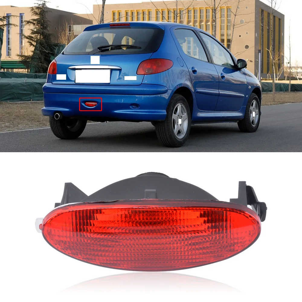 Противотуманные фары для заднего бампера Peugeot 206 2005 2006 2007 2008|Фара авто в сборе| |